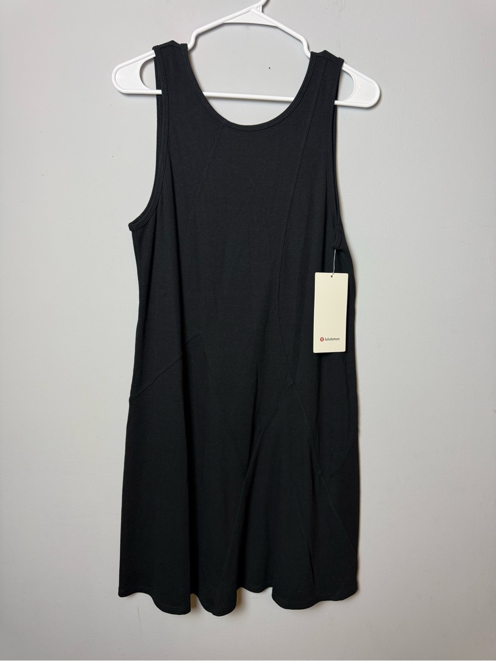 lululemon athletica Black Sleeveless A-Line Tank Dress
